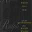 Hitch Your Wagon to a Star and Other Quotations from Ralph Waldo Emerson