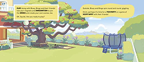 Bluey: Let's Play Outside! Magnet Book