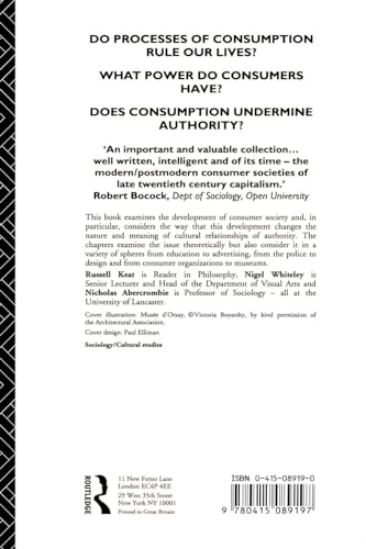 The Authority of the Consumer