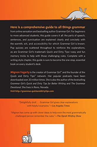 Grammar Girl Presents the Ultimate Writing Guide for Students (Quick & Dirty Tips) — back cover