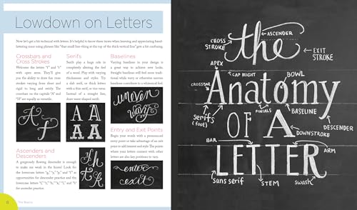 The Complete Book of Chalk Lettering: Create and Develop Your Own Style - INCLUDES 3 BUILT-IN CHALKBOARDS