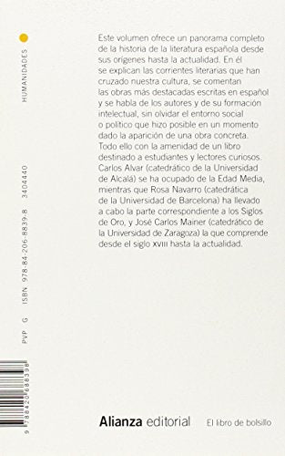Breve historia de la literatura espaola (Spanish Edition)