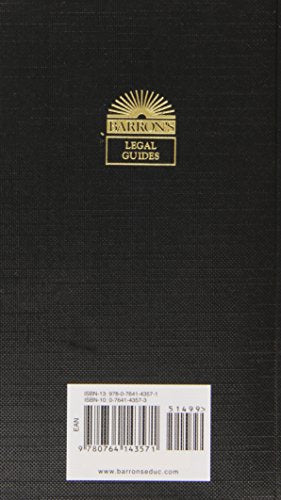 Barron's Law Dictionary: Mass Market Edition (Barron's Legal Guides)