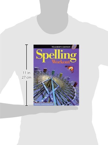 SPELLING WORKOUT LEVEL G TEACHERS EDITION