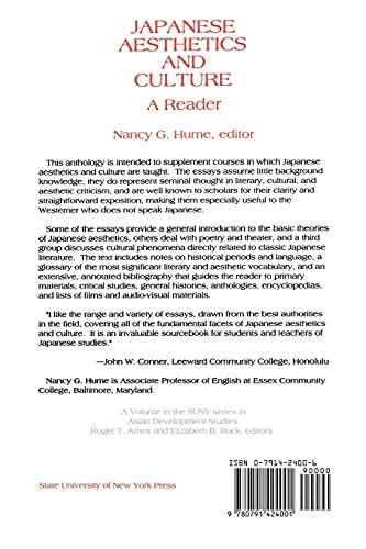 Japanese Aesthetics and Culture (Suny Series in Asian Studies Development) (Suny Series on Asian Studies Development)
