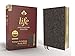 NIV, Life Application Study Bible, Third Edition, Bonded Leather, Navy Floral, Red Letter