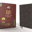 NIV, Life Application Study Bible, Third Edition, Bonded Leather, Navy Floral, Red Letter