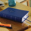 NIV, Quest Study Bible, Personal Size, Leathersoft, Blue, Thumb Indexed, Comfort Print: The Only Q and A Study Bible