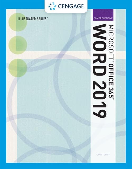 Illustrated Microsoft Office 365 & Word 2019 Comprehensive (MindTap Course List)