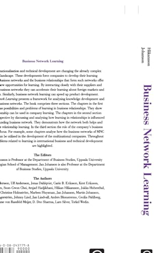 Business Network Learning (International Business and Management)