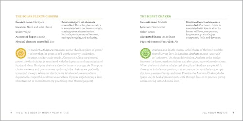The Little Book of Mudra Meditations: 30 Yoga Hand Gestures for Healing