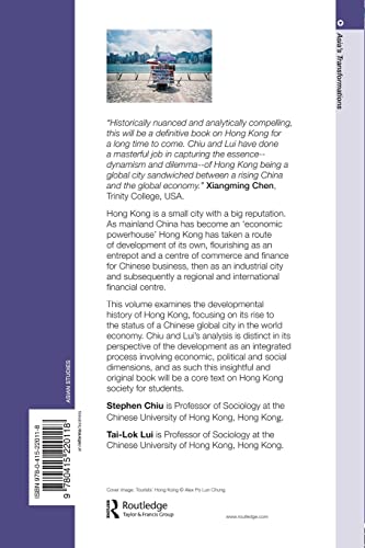 Hong Kong: Becoming a Chinese Global City (Asia's Transformations/Asia's Great Cities)