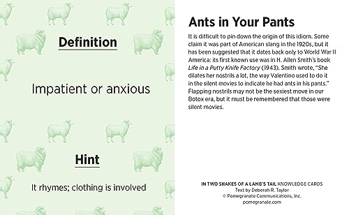 In Two Shakes of a Lamb's Tail: A Quiz Deck of Curious Sayings