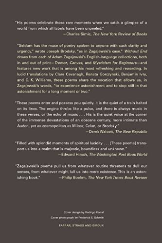 Without End: New and Selected Poems by Adam Zagajewski