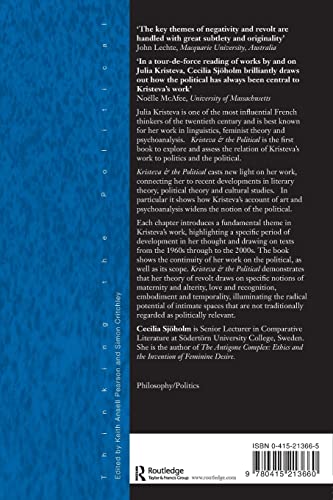 Kristeva and the Political (Thinking the Political)