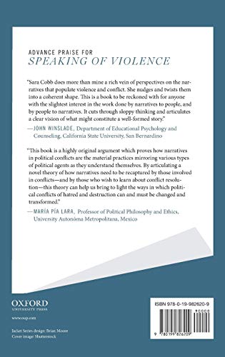 Speaking of Violence: The Politics and Poetics of Narrative in Conflict Resolution (Explorations in Narrative Psychology)