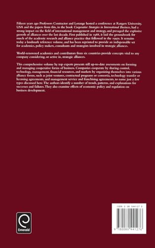 Cooperative Strategies and Alliances in International Business: Joint Ventures and Technology Partnership (International Business and Management)