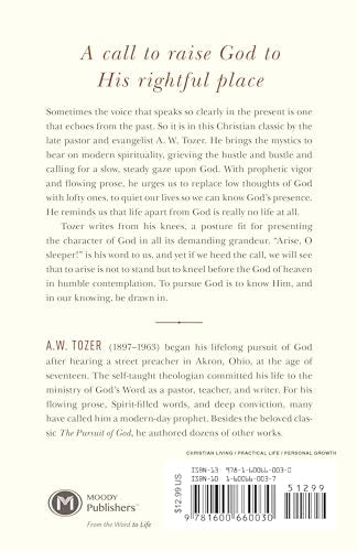 The Pursuit of God: The Human Thirst for the Divine