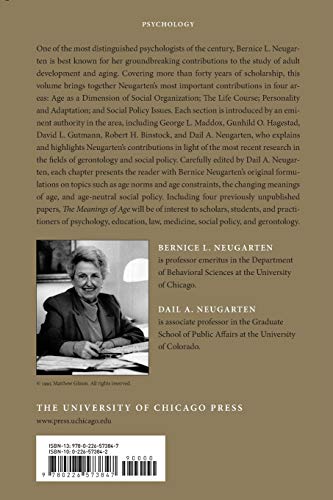 The Meanings of Age: Selected Papers