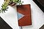 NIV Application Bible, Personal Size, Leathersoft, Brown/Blue, Red Letter, Indexed, Comfort Print: Bringing the Ancient Message of the Bible into Your World (NIV Application Commentary Resources)