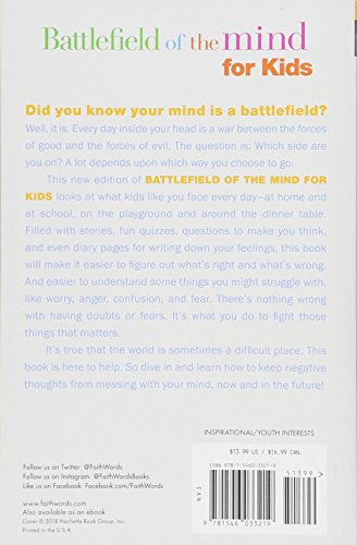 Battlefield of the Mind for Kids — back cover
