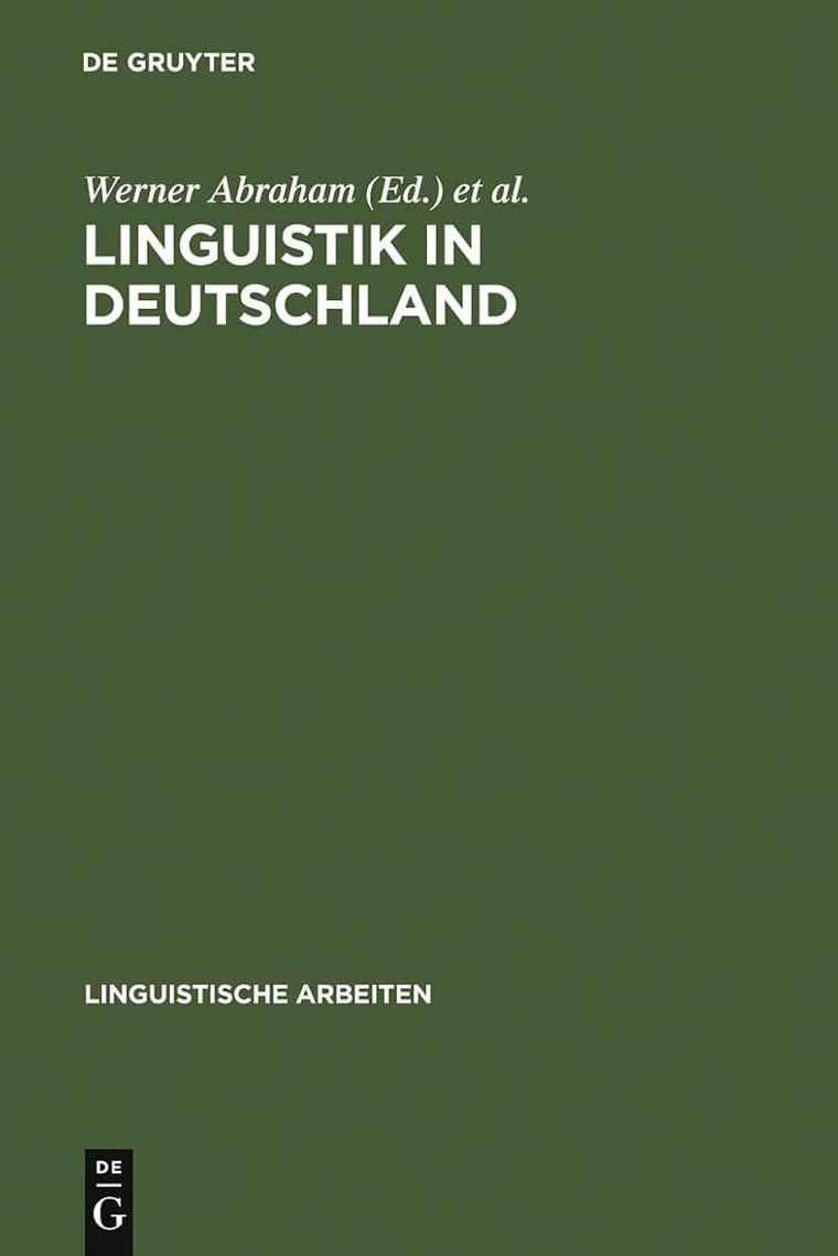 Linguistik in Deutschland: Akten des 21. Linguistischen Kolloquiums, Groningen 1986 (Linguistische Arbeiten, 182) (German Edition)