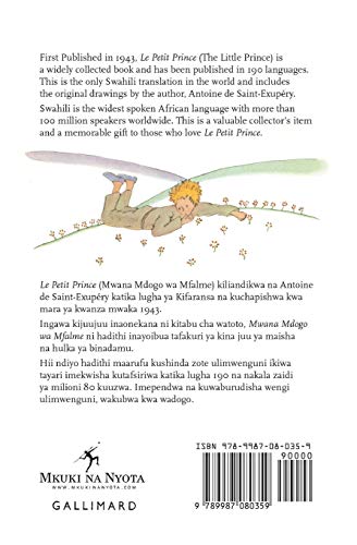 Mwana Mdogo Wa Mfalme / Le Petit Prince (Swahili Edition)