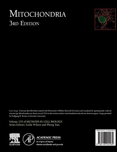 Mitochondria Biology (Volume 155) (Methods in Cell Biology, Volume 155)
