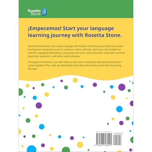 Rosetta Stone Spanish Picture Dictionary, Spanish Dictionary to Learn Spanish Vocabulary, Spanish Grammar, and Phrases, Dictionary for Kids and ... Dictionaries) (English and Spanish Edition)