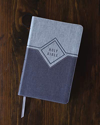 NIV, Premium Gift Bible, Leathersoft, Black/Gray, Red Letter, Comfort Print: The Perfect Bible for Any Gift-Giving Occasion
