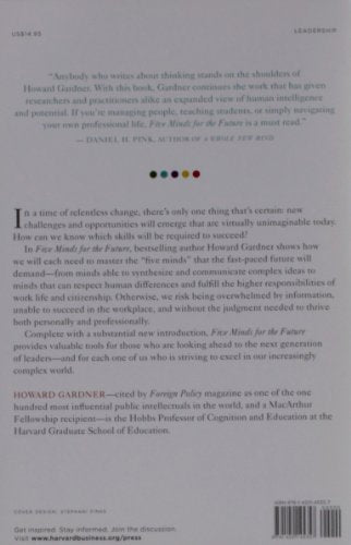 Five Minds for the Future — back cover