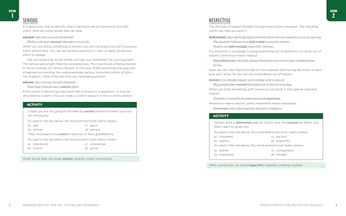 Seberson Method: New SAT(R) Vocabulary Workbook: Over 700 Hi