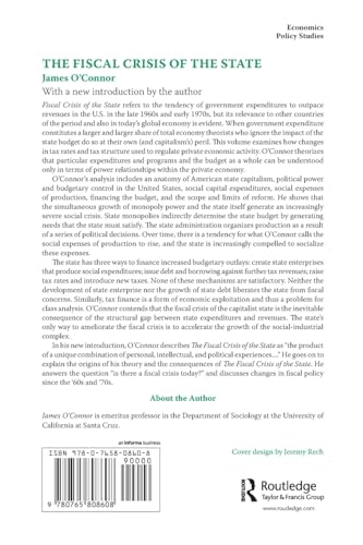The Fiscal Crisis of the State