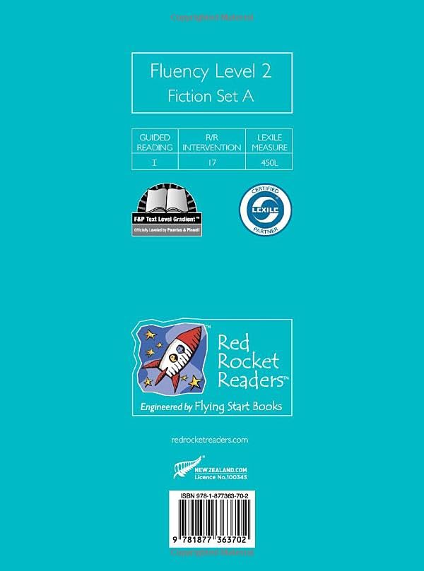 Too Big and Heavy: Fluency (Red Rocket Readers: Fluency Level 2: Turquoise) — back cover