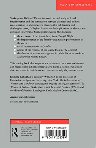 Shakespeare Without Women (Accents on Shakespeare)