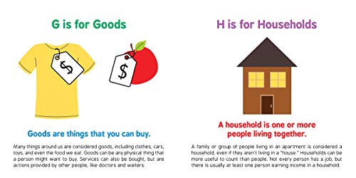 ABCs of Economics: Simple Explanations of Complex Concepts Like Supply, Demand, Capital, and More for Toddlers and Kids (ABC Board Books, Basic Economics for Kids) (Baby University)