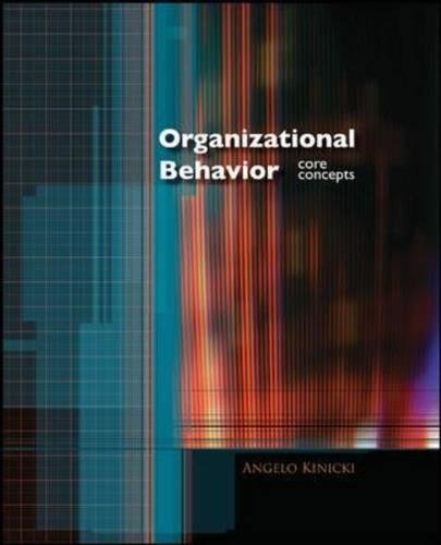 Organizational Behavior: Core Concepts