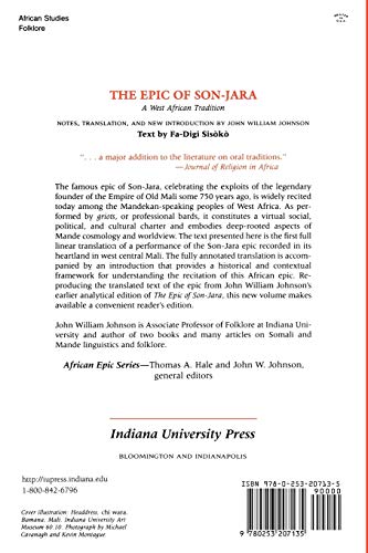 The Epic of Son-Jara: A West African Tradition (African Epic Series)
