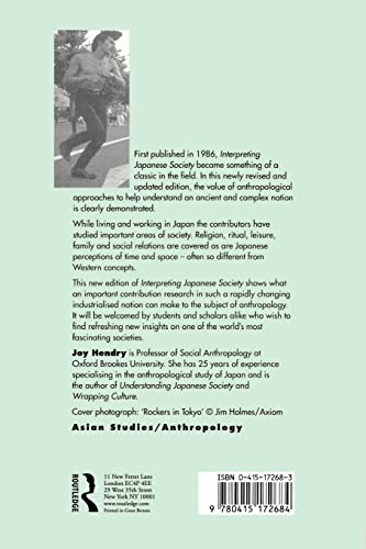 Interpreting Japanese Society: Anthropological Approaches