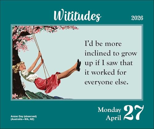 Wititudes 2026 Day-to-Day Calendar: Some Things Are Best Said with an Eye Roll
