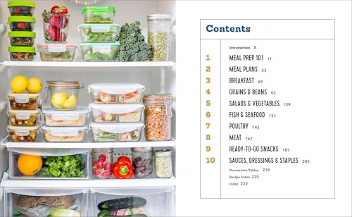 The Healthy Meal Prep Cookbook: Easy and Wholesome Meals to Cook, Prep, Grab, and Go