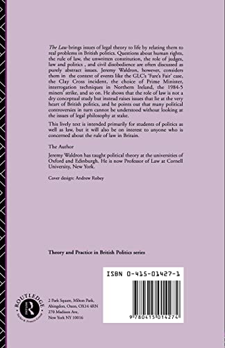 The Law (Theory and Practice in British Politics)