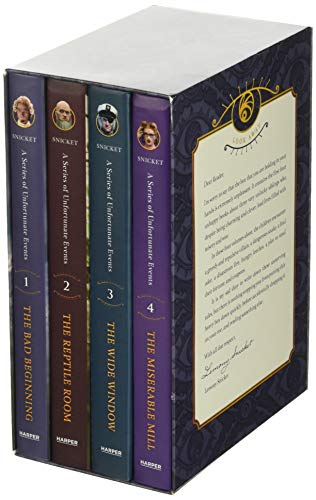 A Series of Unfortunate Events #1-4 Netflix Tie-in Box Set