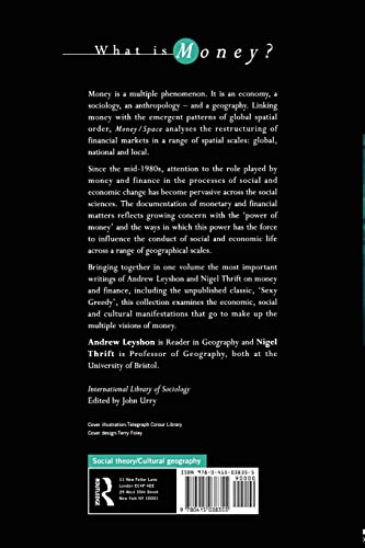 Money/Space (International Library of Sociology)