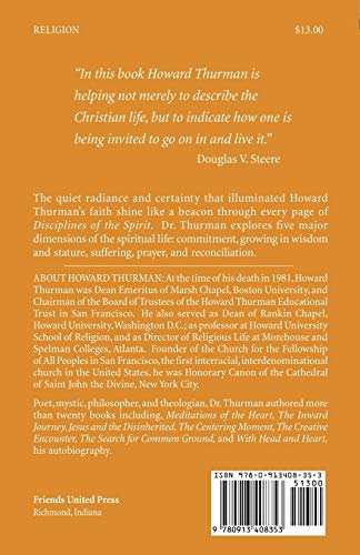 Disciplines of the Spirit (Howard Thurman Book)