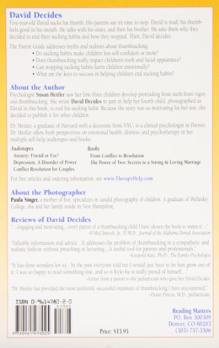 David Decides About Thumbsucking: A Story for Children, a Guide for Parents