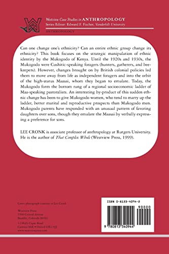 From Mukogodo to Maasai: Ethnicity and Cultural Change In Kenya (Case Studies in Anthropology)