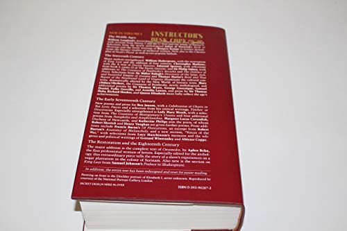 The Norton Anthology of English Literature, Vol. 1