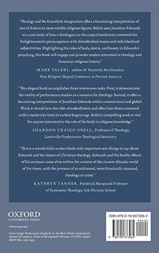 Theology and the Kinesthetic Imagination: Jonathan Edwards and the Making of Modernity