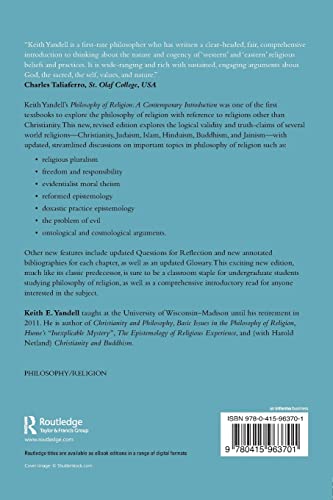 Philosophy of Religion (Routledge Contemporary Introductions to Philosophy)